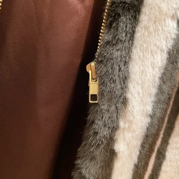 STAUD Faux Fur Striped Coat - Picture 5 of 5